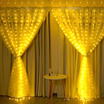 China Light String Wall Window Curtain String Lights Fairy Decoration Led Waterfall Wedding Party Home Garden Light with 8 Patterns for sale