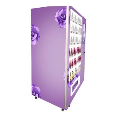 China Cabinet Mousse 24 Hours Rose Cosmetic Dispensing Vending Machine Unattended for sale