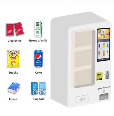 China Metal plate vending mini machine10 cans electronic mini market vending machine vape for sale