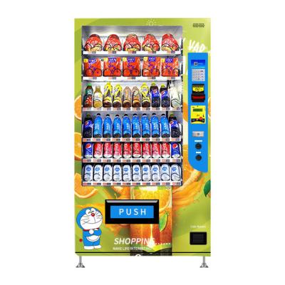 China New outdoor snack and drink beer cartoon metal plate vending machine for sale