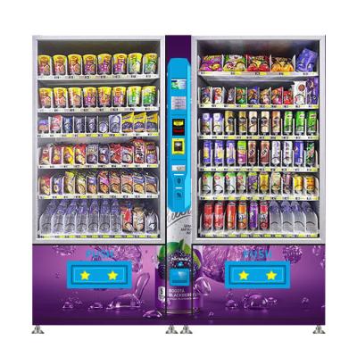 China Cabinet Foam Combo Snack Frozen Food Toy Pizza Drink QR Code Vending Machine for sale