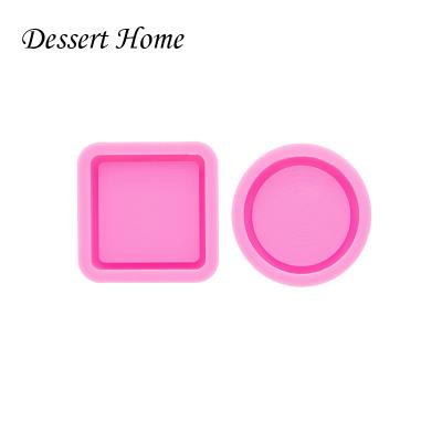 China Viable DY1196 3cm Square/Circle Shaker Resin Picture Photo Mold | Silicone mold for resin craft | Shakers supported for sale