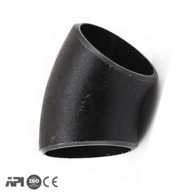 China Diesel Fuel Carbon Steel LR 45deg Duct Elbow for sale