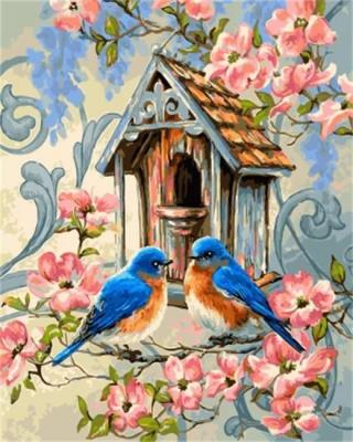 China CHENISTORY 992767 Classic DIY Painting By Numbers Home Decoration Oil Painting Wall Pictures Bird By Numbers for sale