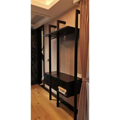 China Hot Sale Aluminum Pole System Pillar Locker Room Storage Wardrobe Bedroom (Height) Adjustable Walk In Closet for sale