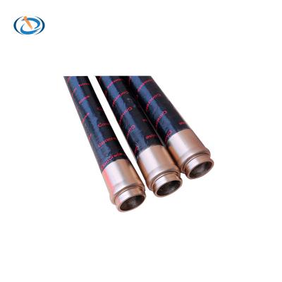 China concrete pump concrete converying rubber hose with fit 3/4/5/6 inch concrete pump end rubber hose wear resistant concrete pump 5