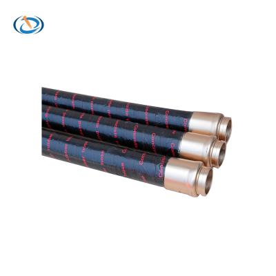 China Rubber Materials CHUNDA DN125 Double / Single End , 2plies Thread Concrete Pump Hose for sale