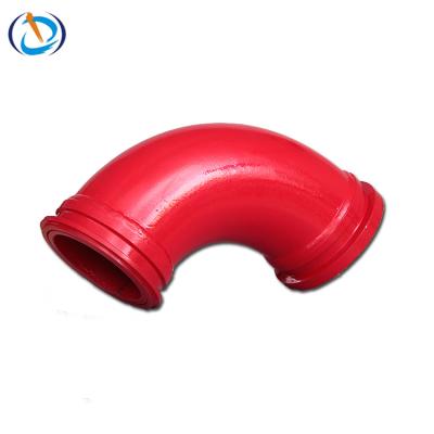 China Wear Resistant 40Cr DN150/6 Double Wall Elbow Price for sale