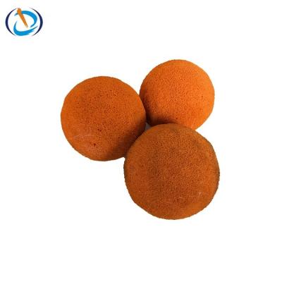 China Cleaning Chunda 5.5 Inch Concrete Pump Pipe Cleaner Sponge Rubber Wear Resistant Cleaning Ball for sale