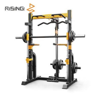 China Mulsmith Professional Home Gym Equipment Home Use Fitness Equipment Bench Press Rising Blacksmith Squat Machine With Functional Trainer for sale