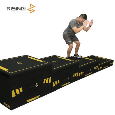 China Plyometric Box Plyometric Box Fitness Foam Exercise Foam Rising Adjustable Jump Plyo Box for sale