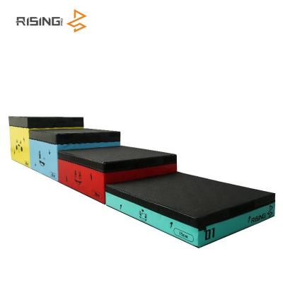 China Fitness Exercise Foam Plyometric Box Soft Rising Jumping Foam Plyo Box Training for sale