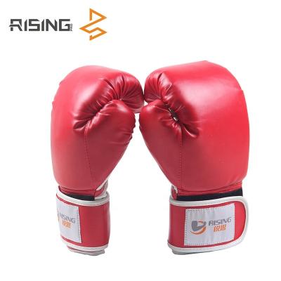 China Durable China Manufacturers Custom Printed Logo Leather Boxing Gloves for sale