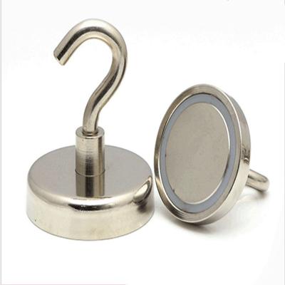 China Detachable Refrigerator Industrial Earth Magnet Hook Shelf Grid Safety Magnet Hook for sale