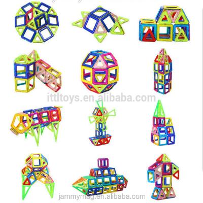 China Plastic Magnetic Building Blocks Toys Building Blocks For Kids for sale