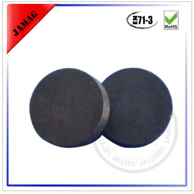 China Industrial Ferrite Disc Magnet Double Side Adhesive Magnet for sale