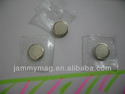 China Industrial magnet magnetic button for shower curtain for sale