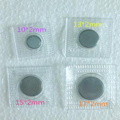 China Sustainable Eco Friendly Snap Fastener Disc Magnetic Shape Invisible Sew In Magnet D13*2mm for sale