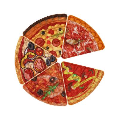 China Relieve Stress Pizza Camouflage It Pop Bubble Play Wiggle Sensory Toys for sale