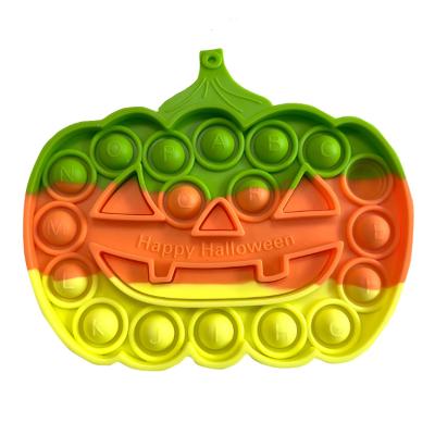 China Reusable Mini Popular Hot Fidget Sensory Fidget Toy Halloween Devil Pumpkin for sale