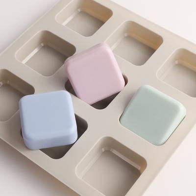 China Wholesale CE Viable 9 Cavity Silicone Soap Molds, Soap Mold Custom For DIY Soap Making for sale