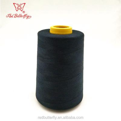 China Wholesale Black 100% Polyester High Tenacity Spun Sewing Thread 40S/2 150g for sale