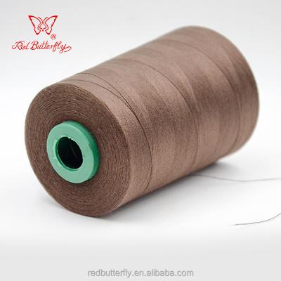 China High Tenacity 5000M High Quality Brown Polyester Sewing Thread 40S/2 for sale