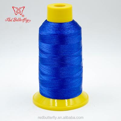 China Smooth Blue 100% Polyester 120D/2 5000y Embroidery Thread for sale