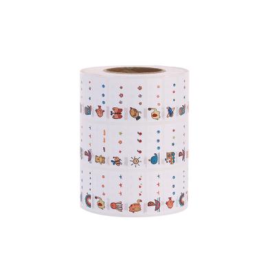 China Other Hot Sale Custom Printed Rolls With Cute Animal Stickers English Teaching Custom Bonus Stickers for sale