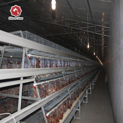 Κίνα Wire Mesh Hot Galvanize A Layer Battery Chicken Cage Of Poultry Farm προς πώληση