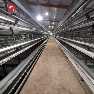 China Modern Automatic Broiler Chicken Farming Equipment H Type Poultry Broiler Cage for Nigeria à venda