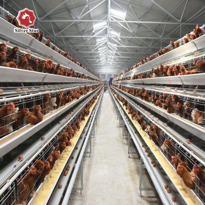 China Multi Schicht-europäisches Huhn sperrt das Legen von System-Bauernhof-Schicht-Batterien ein zu verkaufen