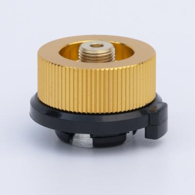 China Small Butane Canister For Screw On Gas Cartridge / Lindal Type Valve Adapter for sale