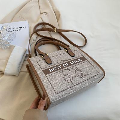 China Fasion New arrival fall winter women bags fashion square canvas handbags for sale