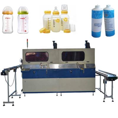 China Soft Plastic Bottles Tubes 2 Color Automatic Screen Printer UV Screen Printing Machine For Tube Jars Cans Cup for sale