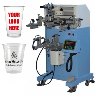 China Printing on plastic bottle paper cups screen printer cup printing machine silk screen printing machine for sale for sale