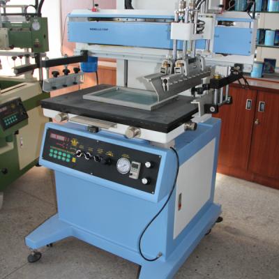 China china price semi automatic flat bed silk screen printer paper machine for nylon bag printing for sale