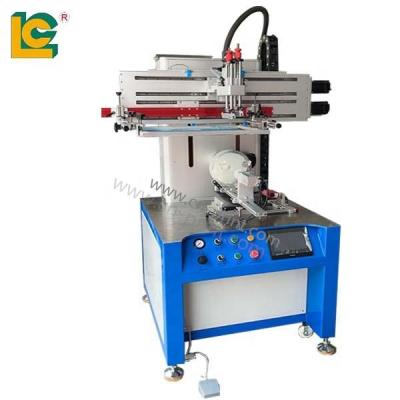 China Servo Factory CNC Glass Bottle Screen Printer Cosmetic Screen Printing Machine for sale