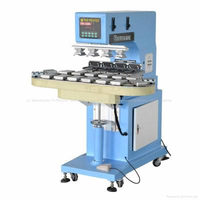 China PLAYS 4 Colors Tube Soft Pad Printing Machine Price LC-SPM4-150/16T for sale