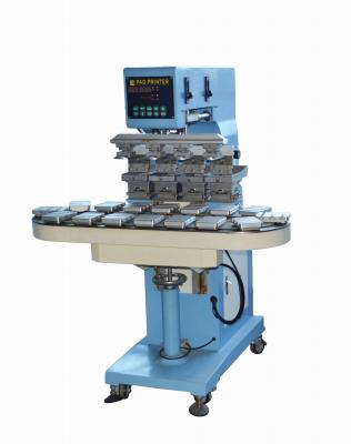 China Printer Machine With Open Tray For Electron Semi-automatic 4 Color Pad Logo And Mug Printing for sale