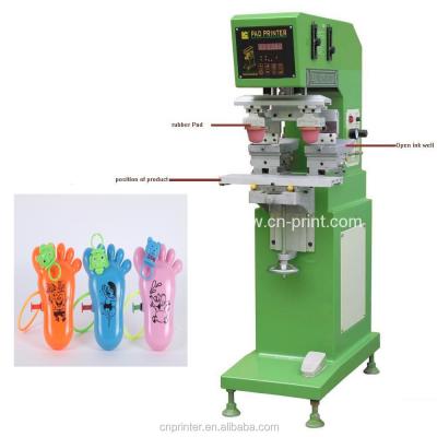 China Pens Plastic Double Head 1 Color Mugs Bottle Pad Printing Machine LC-PM1-100/2 for sale