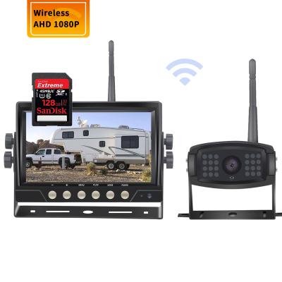 China AHD1080P waterproof digital wireless camera backup system with built-in DVR, easy installation suitable for different vans, trucks for sale