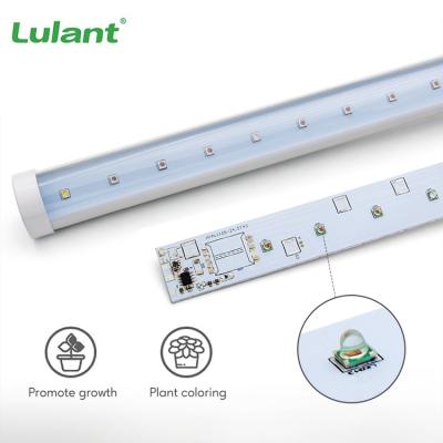 China Easy Install Indoor Hydroponic Lighting Dimmable Full Spectrum Grow Light Led Strip 1.2M T8 Led Plant Light Tube for sale