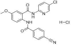 China 936539-81-0 n (5-Chloro-2-Pyridinyl) - 2 [(4-Cyanobenzoyl) amino] - clorhidrato 5-Methoxybenzamide en venta