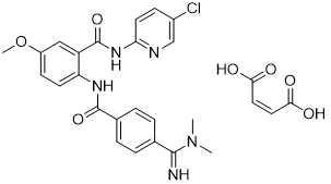 China 936539-80-9 sal del Maleate del Maleate C27H26ClN5O7 Betrixaban de Betrixaban en venta