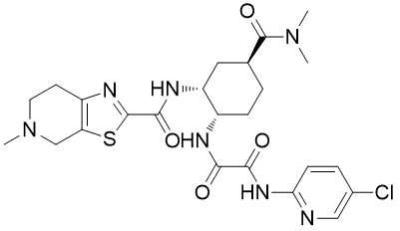 China 480449-70-5 Edoxaban basa C24H30ClN7O4S 1592732-453-0 en venta