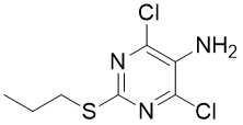 China 145783-15-9 4,6-Dichloro-2-Propylthiopyrimidine-5-Amine C7H9Cl2N3S 808-051-8 en venta