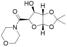 China 1103738-19-7 D-Xylo-Pentodialdo-5,2-Furanose, 4,5-O- (1-Methylethylidene) - 1-C-4-Morpholinyl-, (5S) - C12H19NO6 en venta