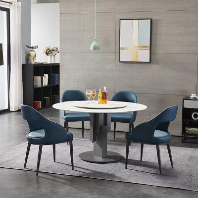 China (SP-DT106) fixed marble table chairs sets dining furniture for sale