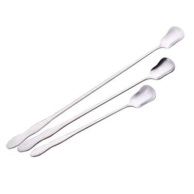 China Long Handle Stainless Steel Teaspoon Ice Cream Scoop Stainless Steel Workable Mixing Spoon for sale